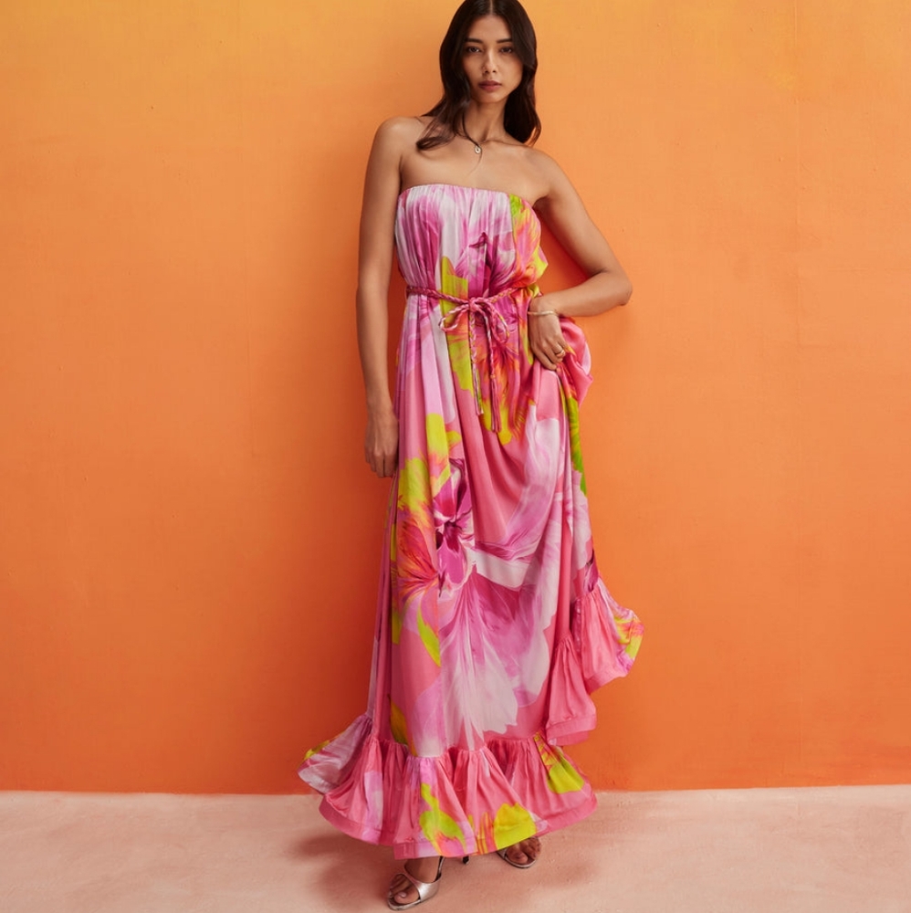 Hemant & Nandita Maxi Dress NWT Sz S - Picture 3 of 11